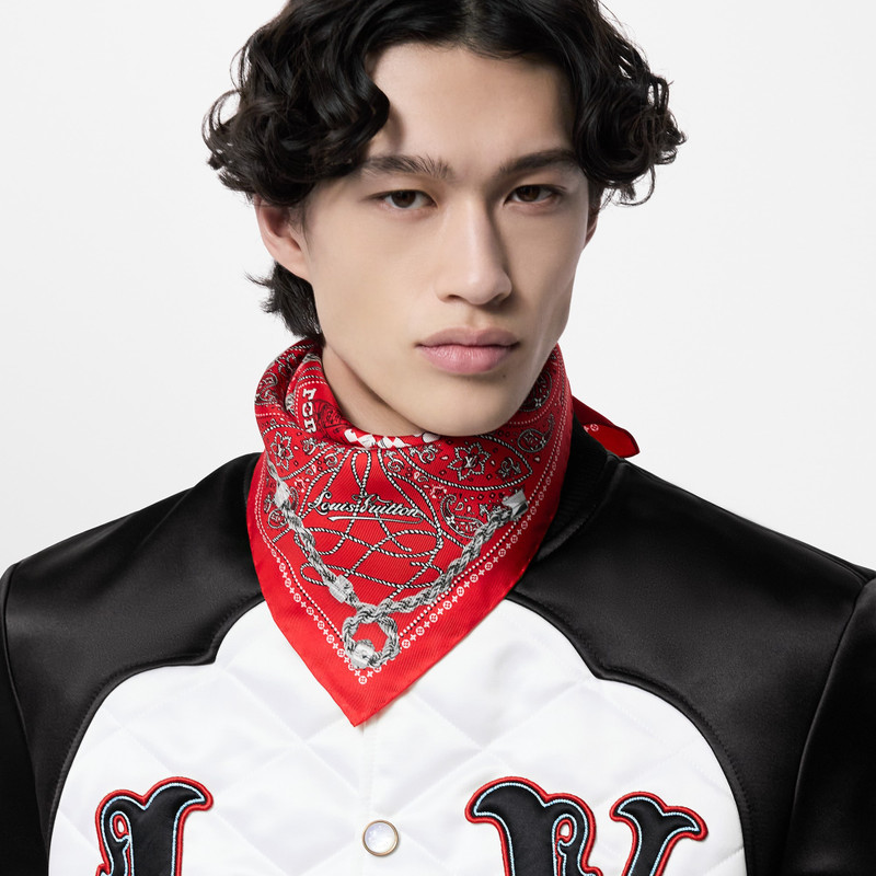 LV Rope Silk Bandana 5
