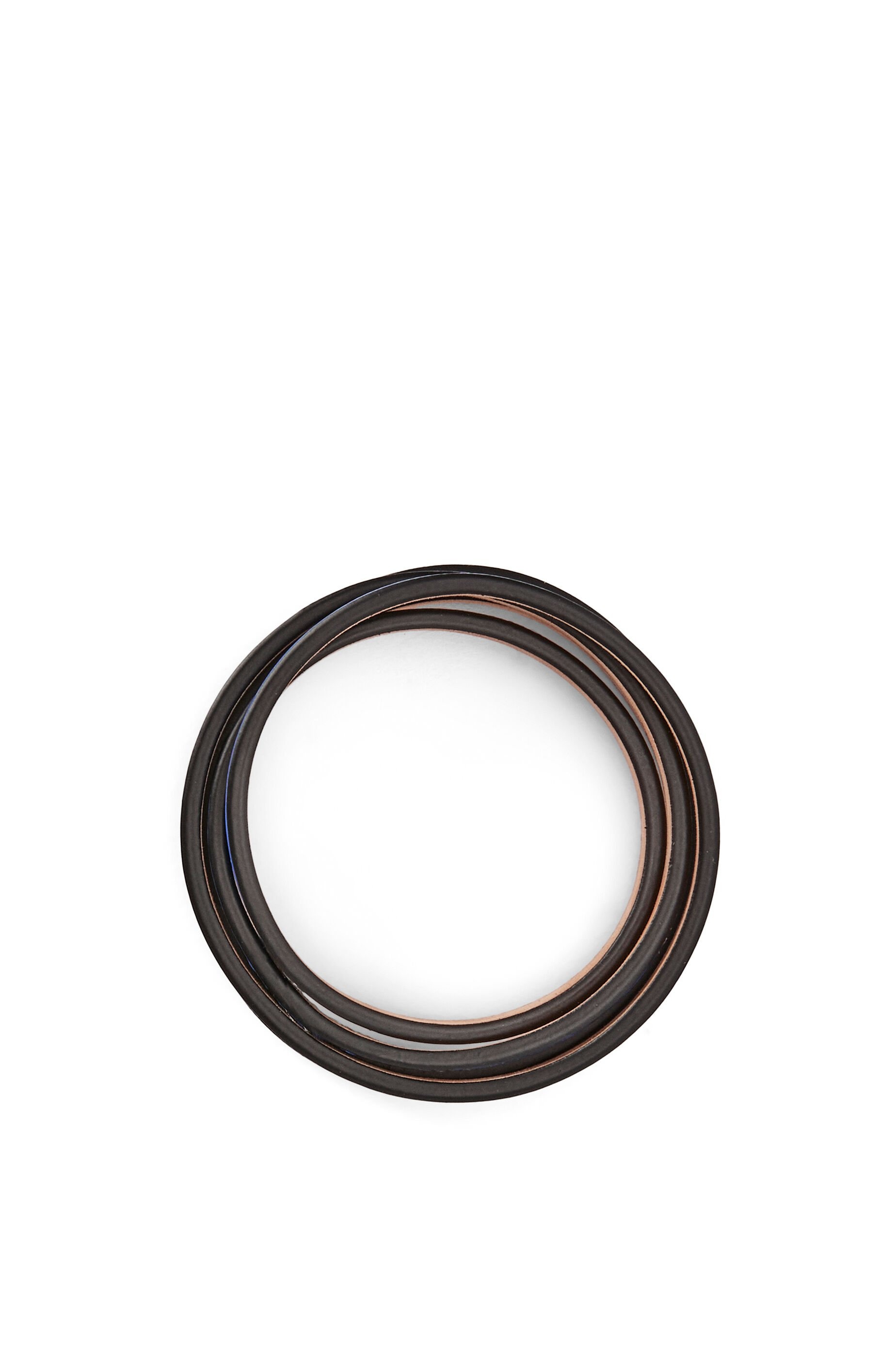 Double bangle set in classic calfskin - 4