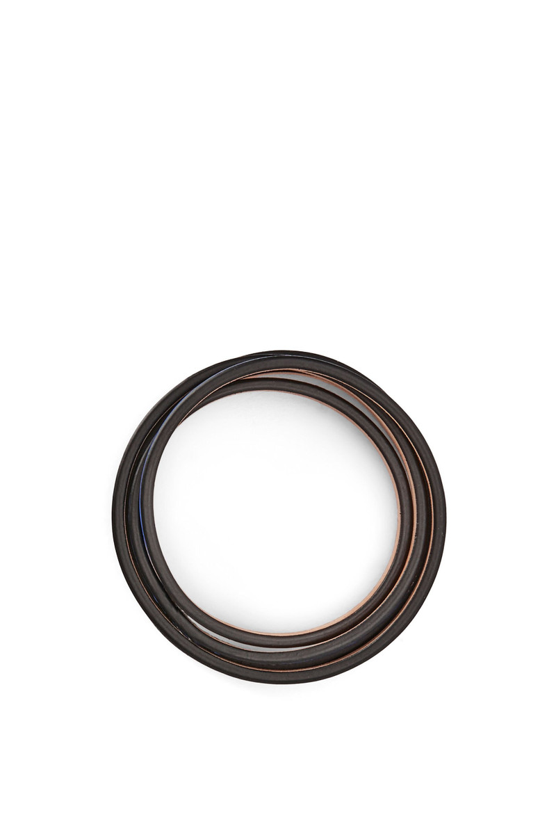 Double bangle set in classic calfskin 4