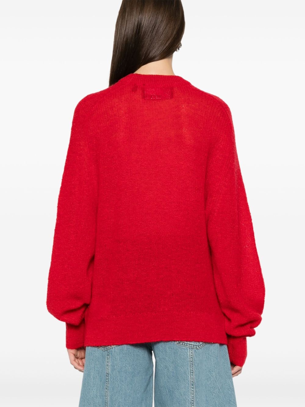 logo-patch sweater - 4