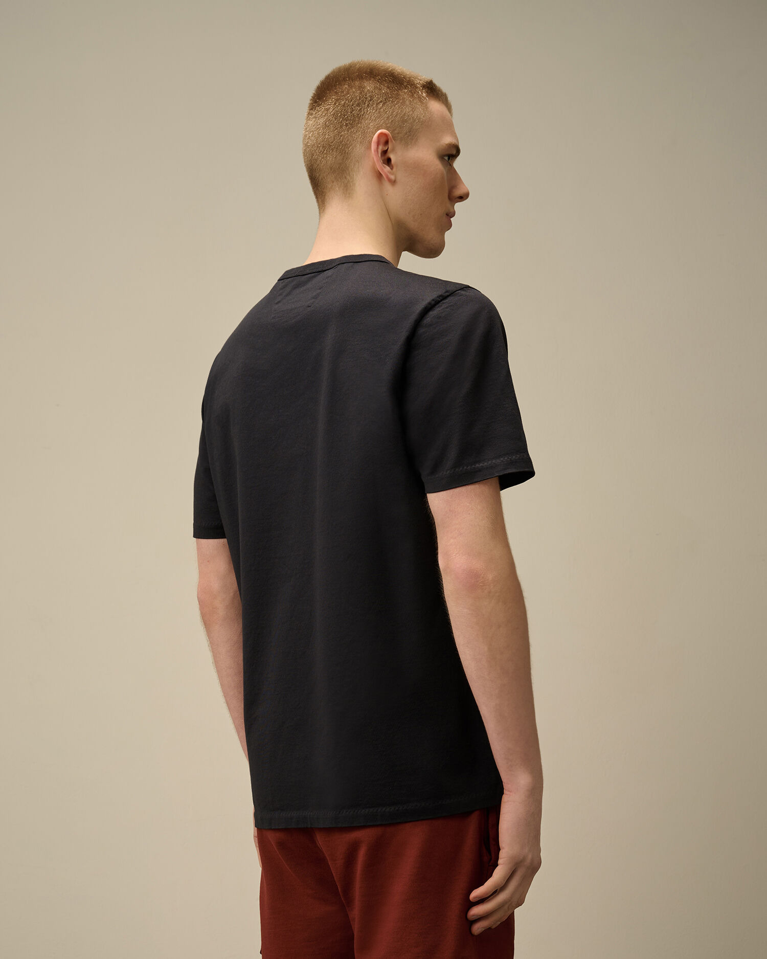 30/2 Mercerized Jersey Twisted Embroidery T-Shirt - 4