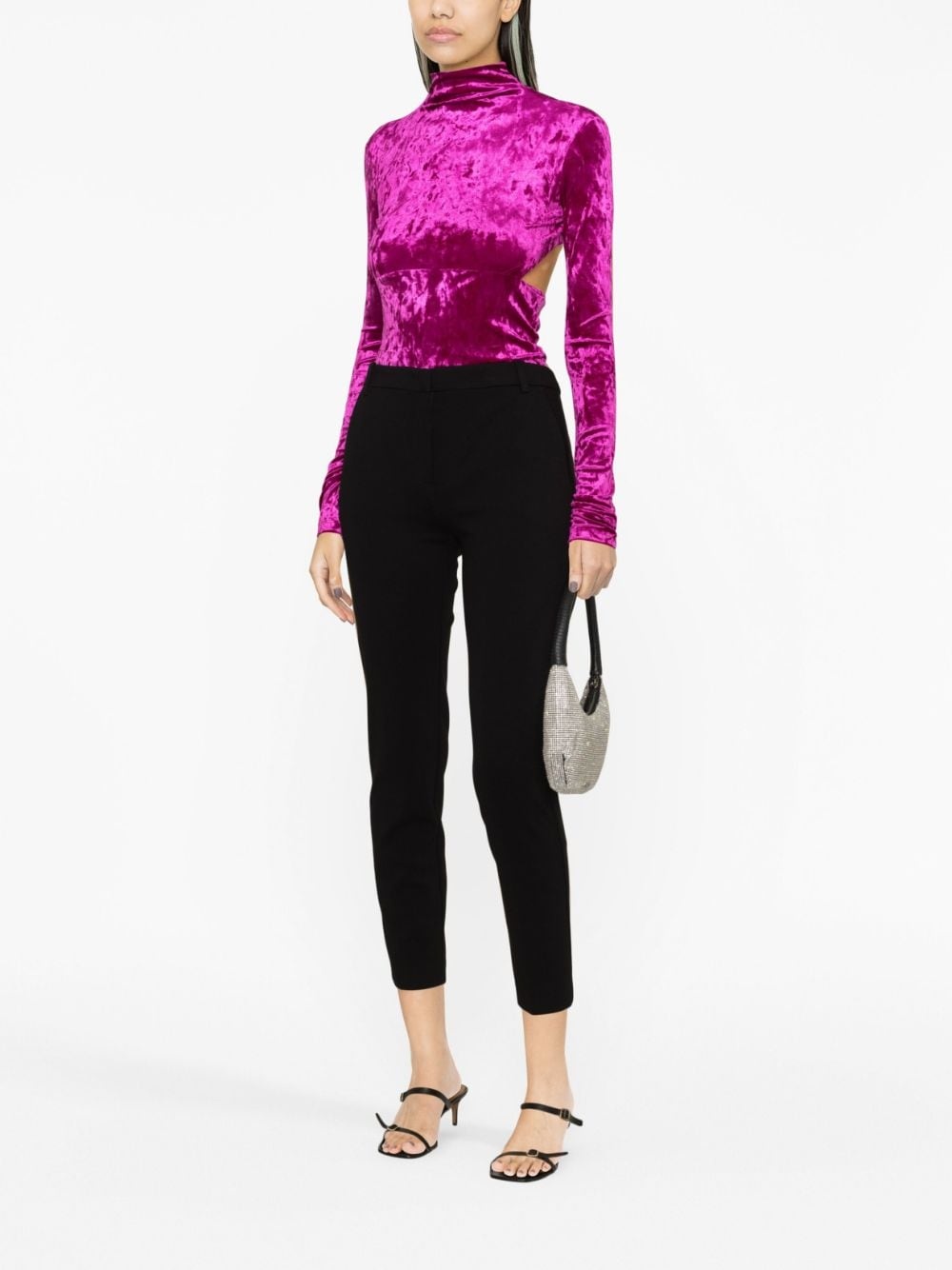 slim-fit tailored trousers - 2