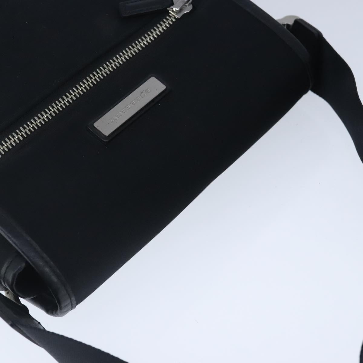 Burberry Nova Check Shoulder Bag Nylon Black - 6