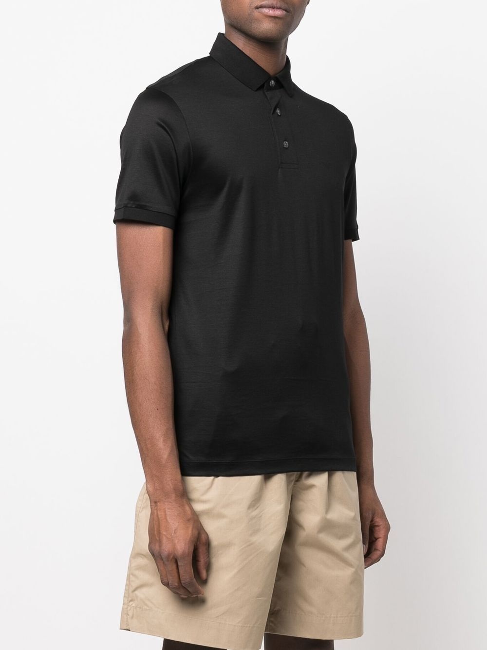 logo-print polo shirt - 3