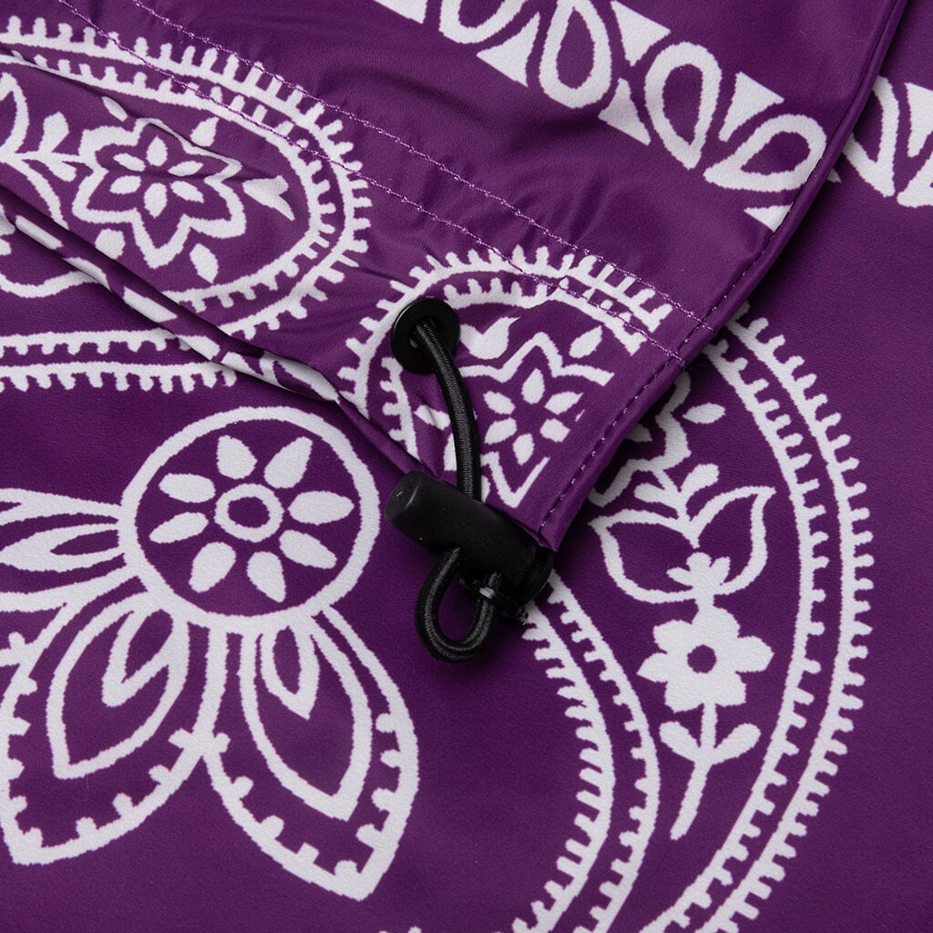 PALM ANGELS BANDANA PRINTED AFTERSPORT - PURPLE/WHITE - 4