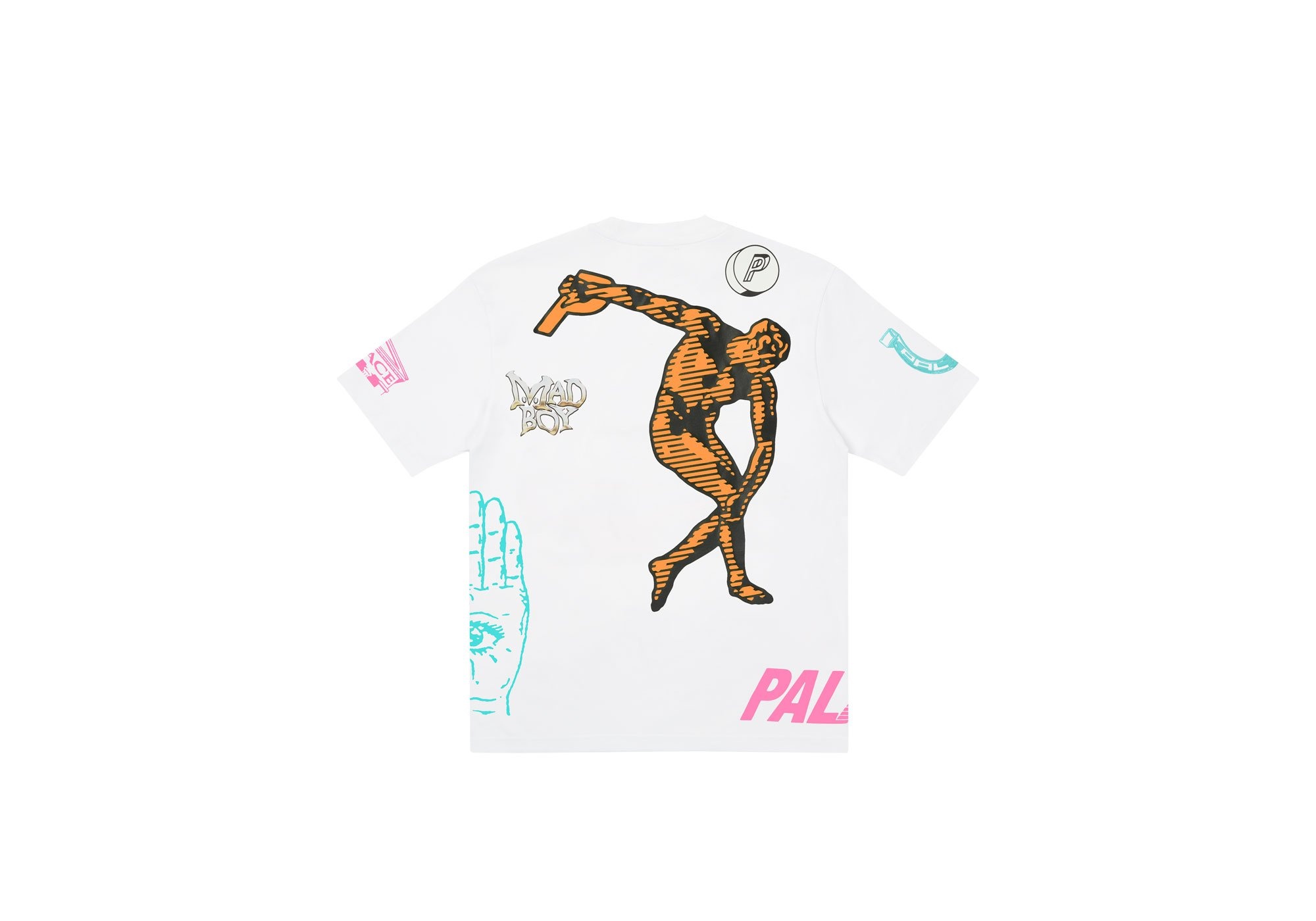 PALACE CANNONDALE MAD BOY T-SHIRT WHITE - 2