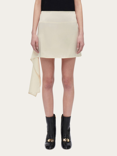 FERRAGAMO Asymmetric mini skirt outlook