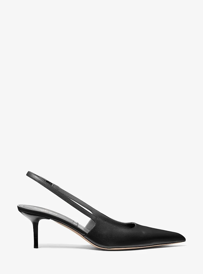 Emma Leather Slingback Pump - 1