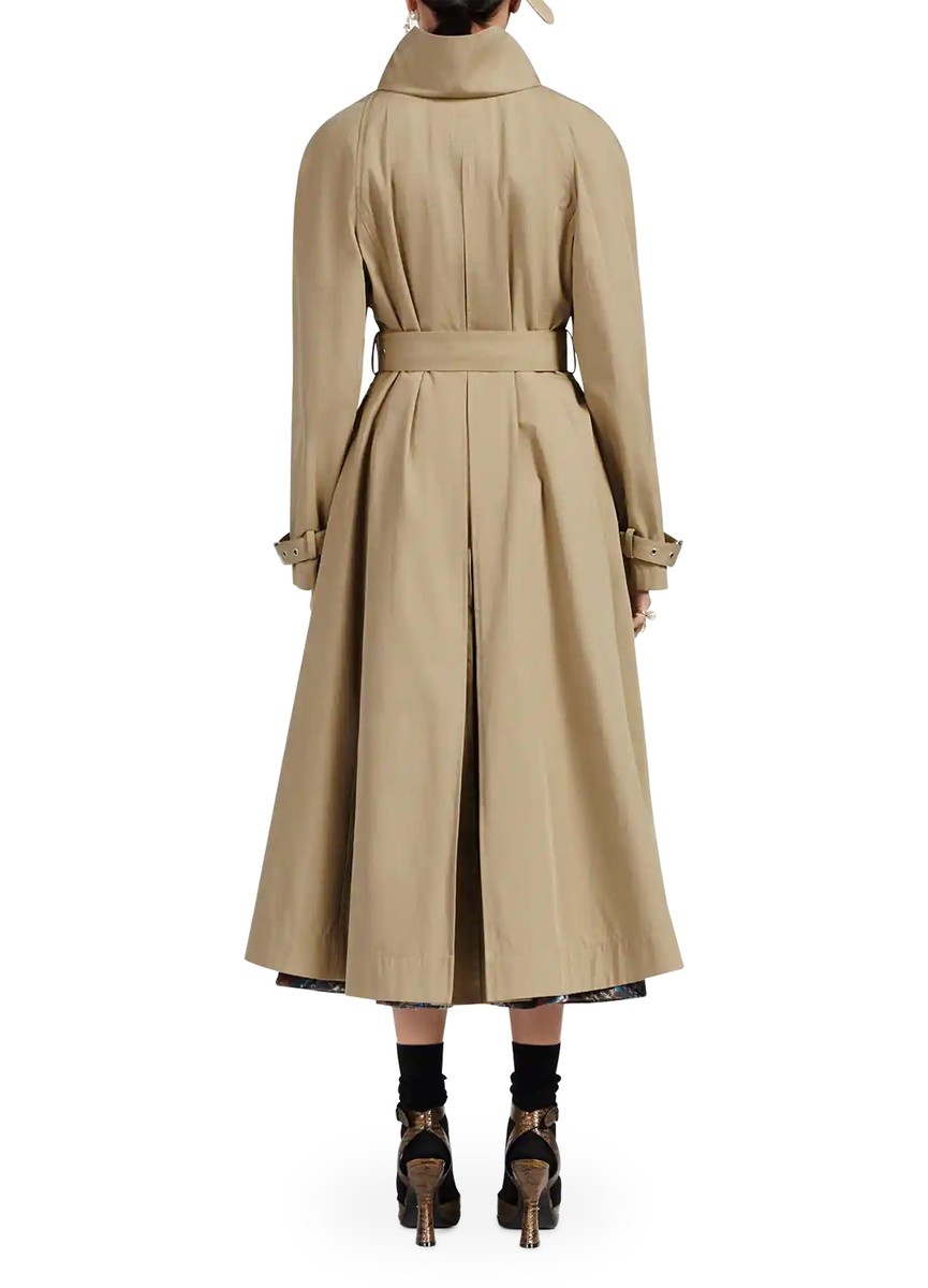 【DIOR】 Belted Trench Coat with Criss Cross Collar Dior Belted Trench Coat with Criss Cross Collar | dior