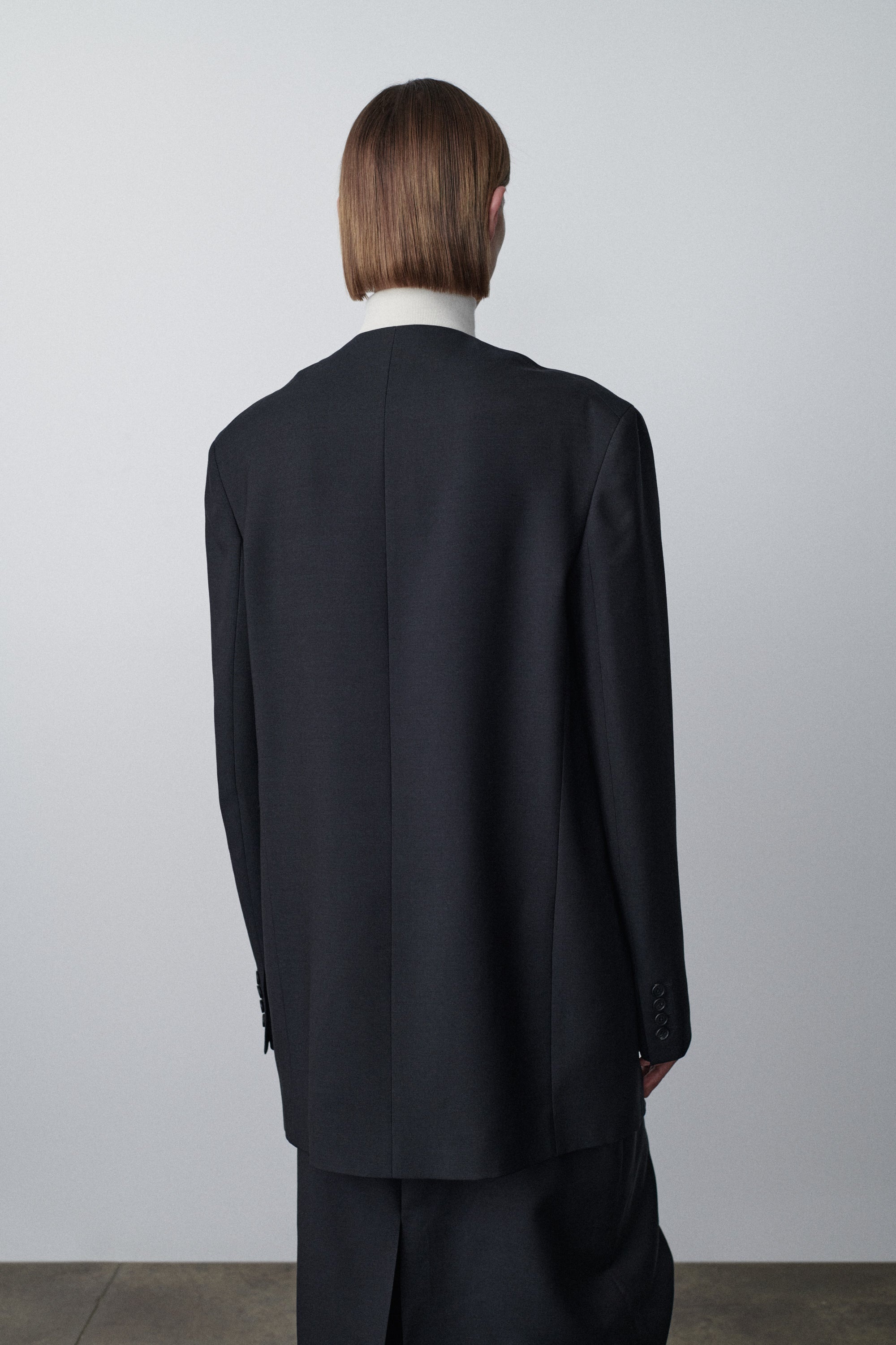 Fie Jacket in Virgin Wool and Mohair - 4
