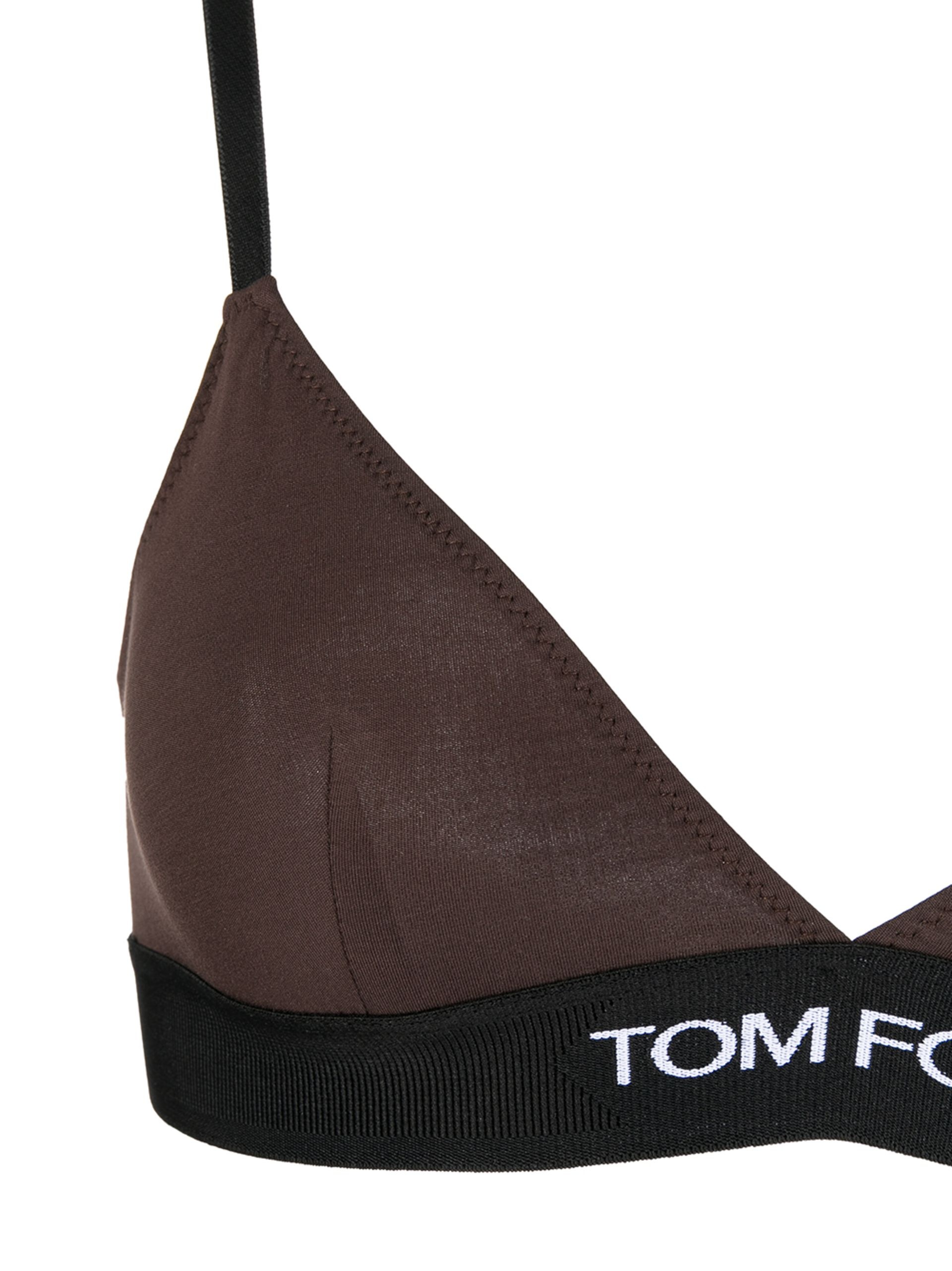 Black logo underband jersey bra - 3