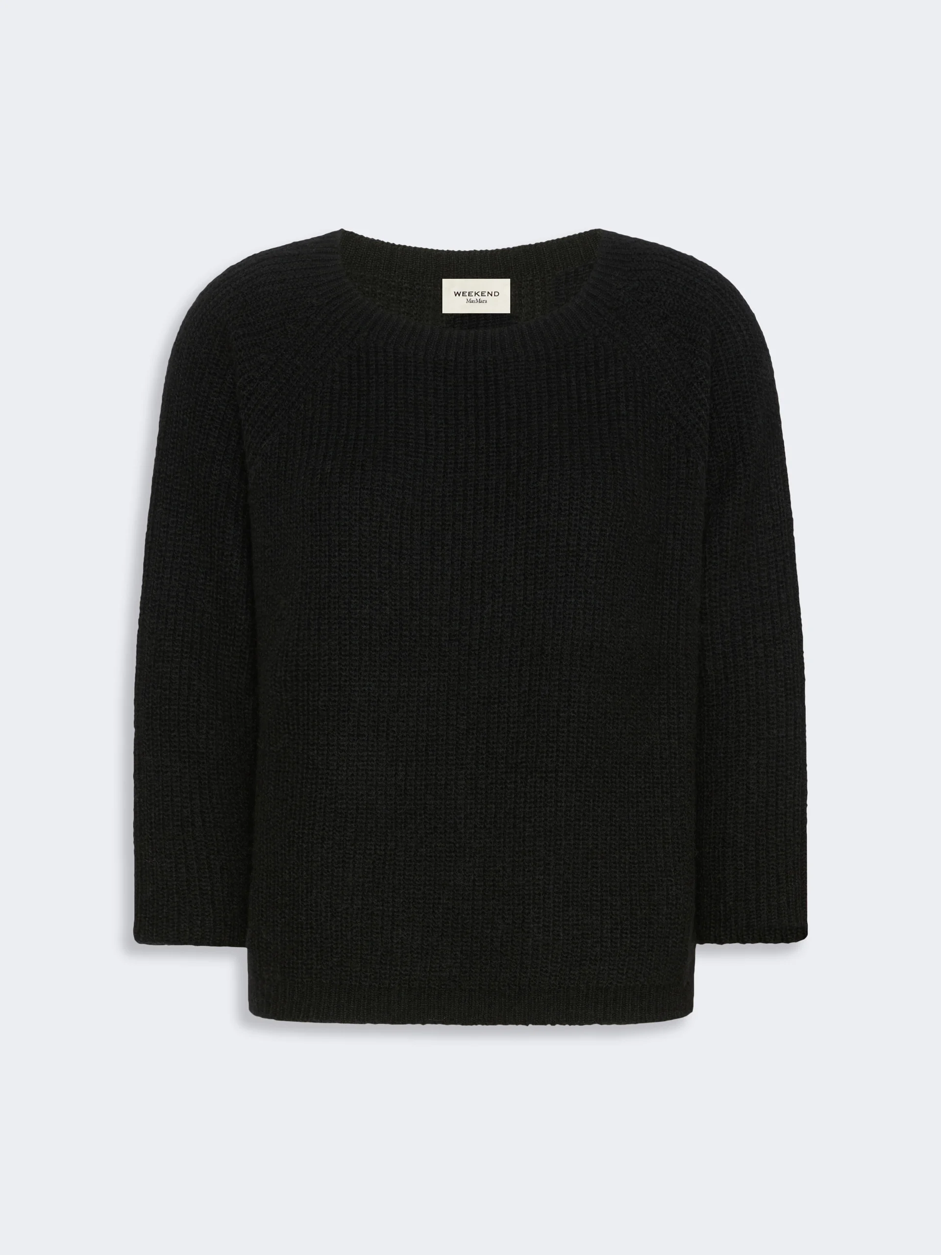 XENO Mohair blend knit jumper - BLACK - 1