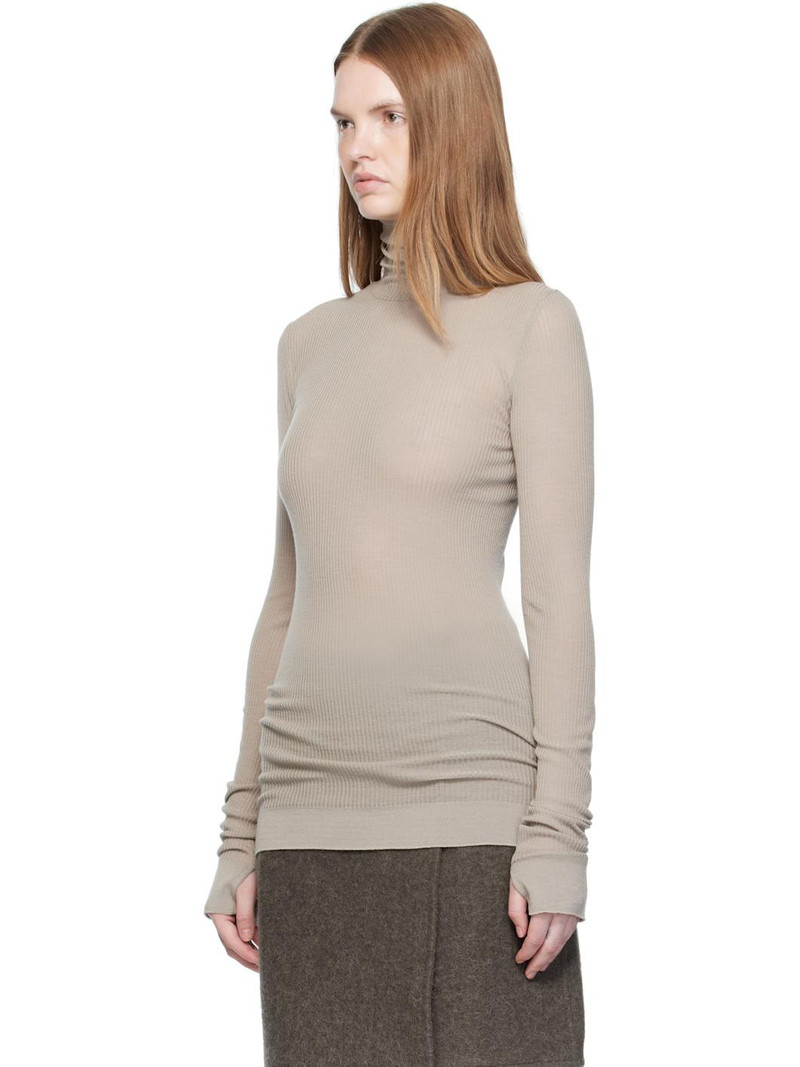 Lemaire Taupe Seamless Turtleneck outlook