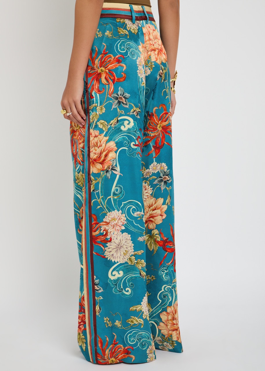 Alemais Fletcher Printed Satin Trousers - 3
