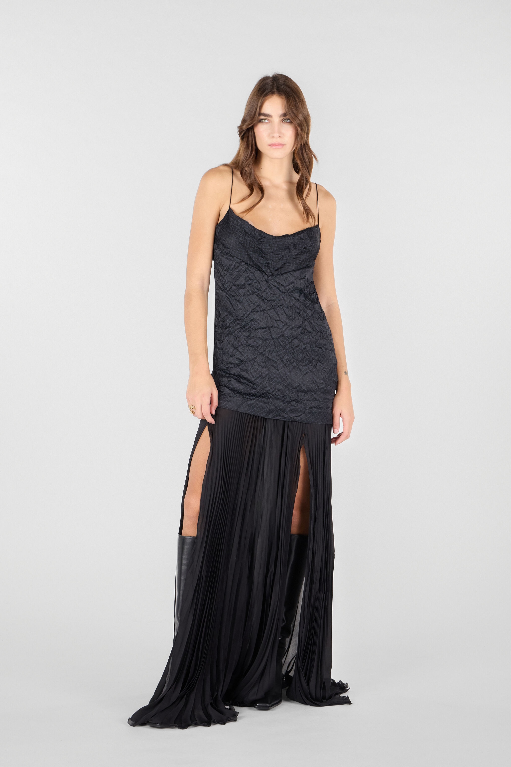 Long Snakeskin-Effect Dress - 2
