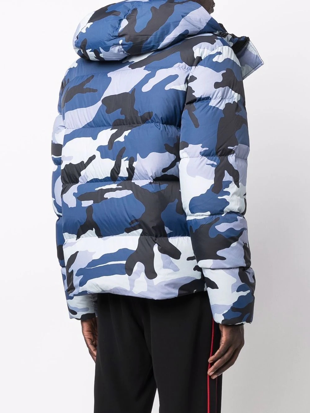 camouflage-print feather-down puffer jacket - 4