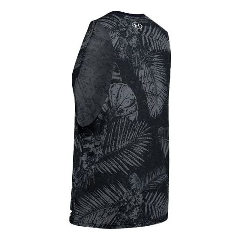 Under Armour Under Armour Project Rock Aloha Camo Tank Top 'Black Grey' 1351590-001 outlook