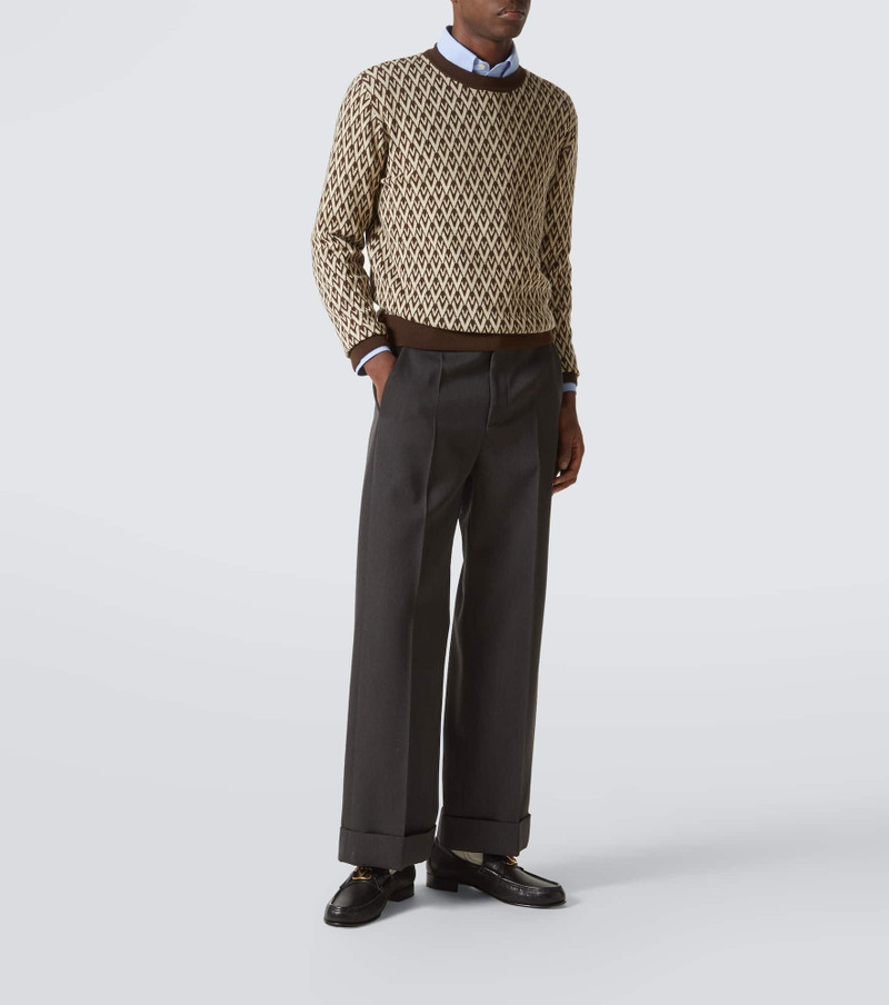 Valentino Virgin wool straight pants outlook
