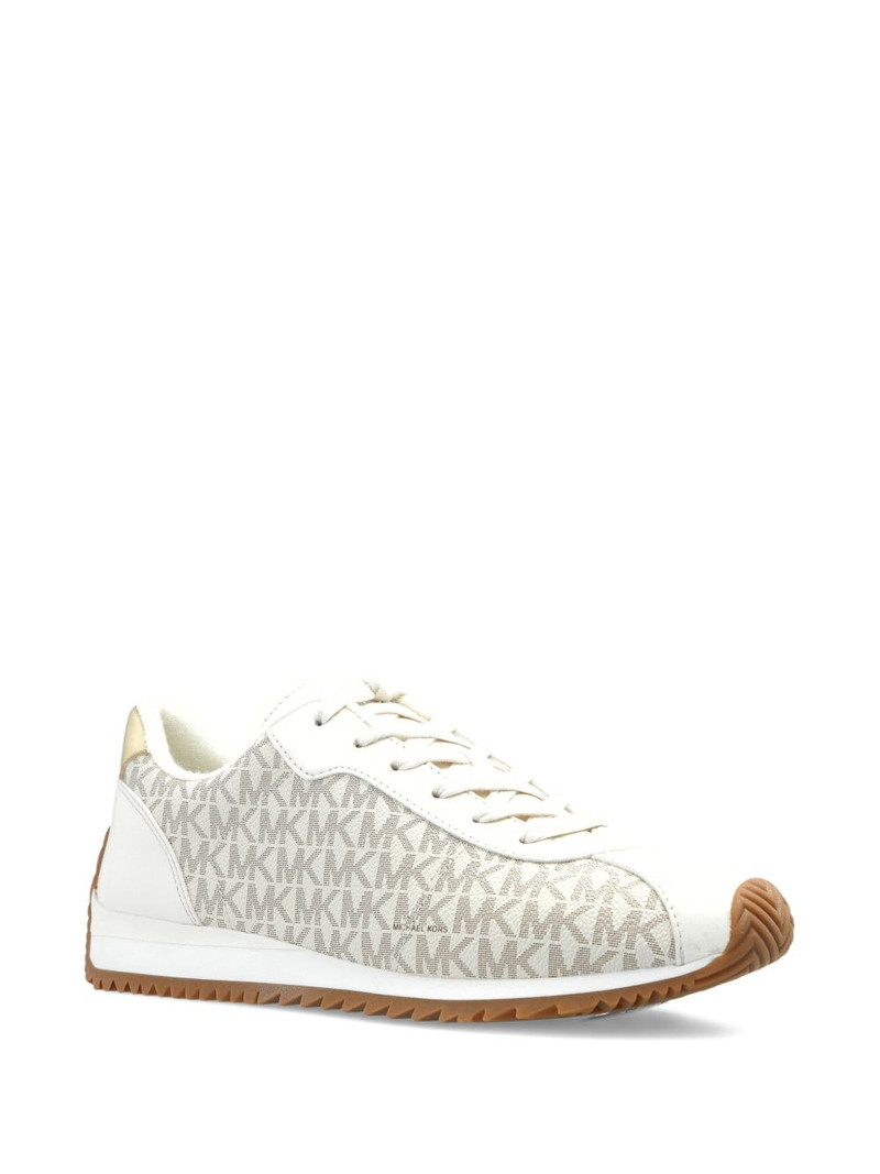 MICHAEL KORS Rhodes monogram lace-up low-top sneakers outlook