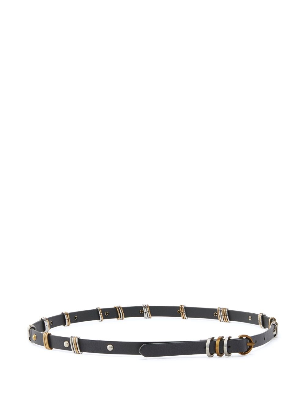 ring-embellished belt - 2