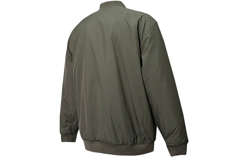 Vans Men's Vans Reversible Lamb's Wool Long Sleeves logo Sports Jacket Military Green VN0A5KLN0CT outlook