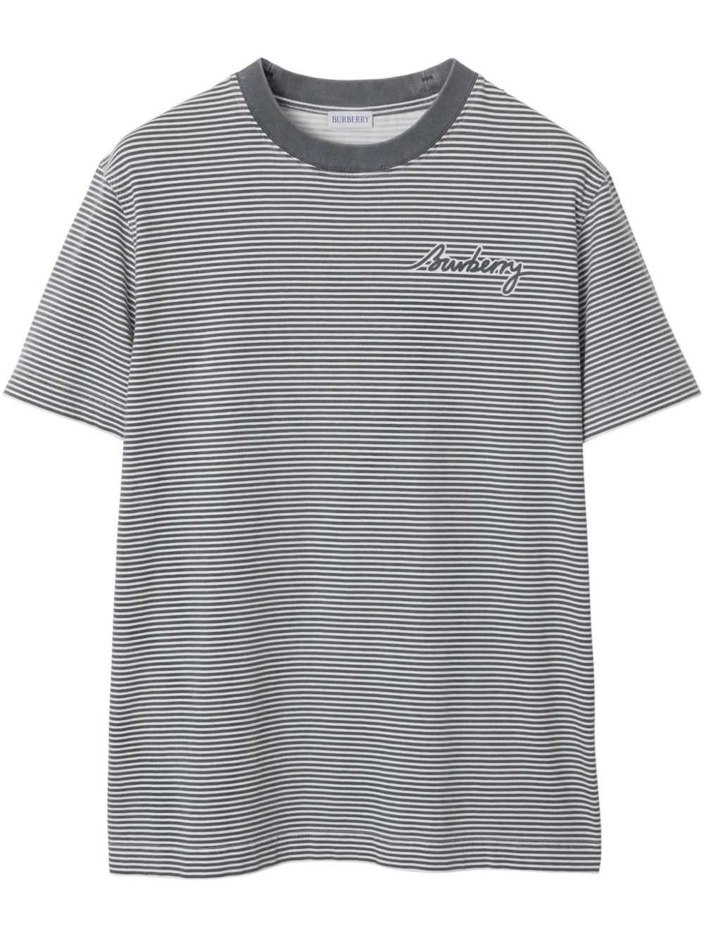 striped cotton T-shirt - 1