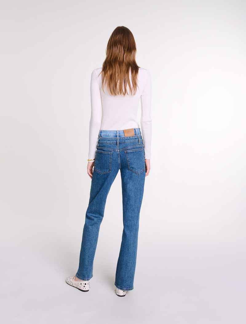Double waistband jeans 4