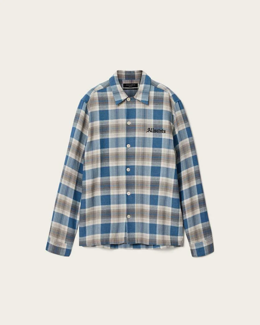 ATLA RELAXED LONG SLEEVE CHECK SHIRT - 1