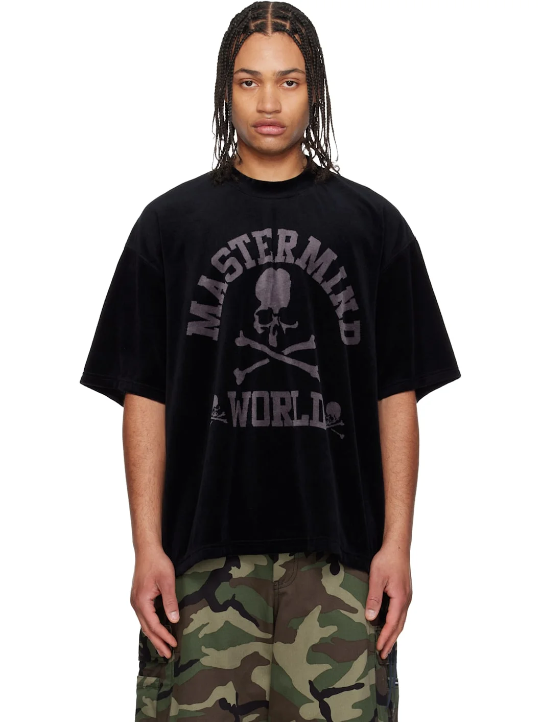 Black Velour T-shirt - 1