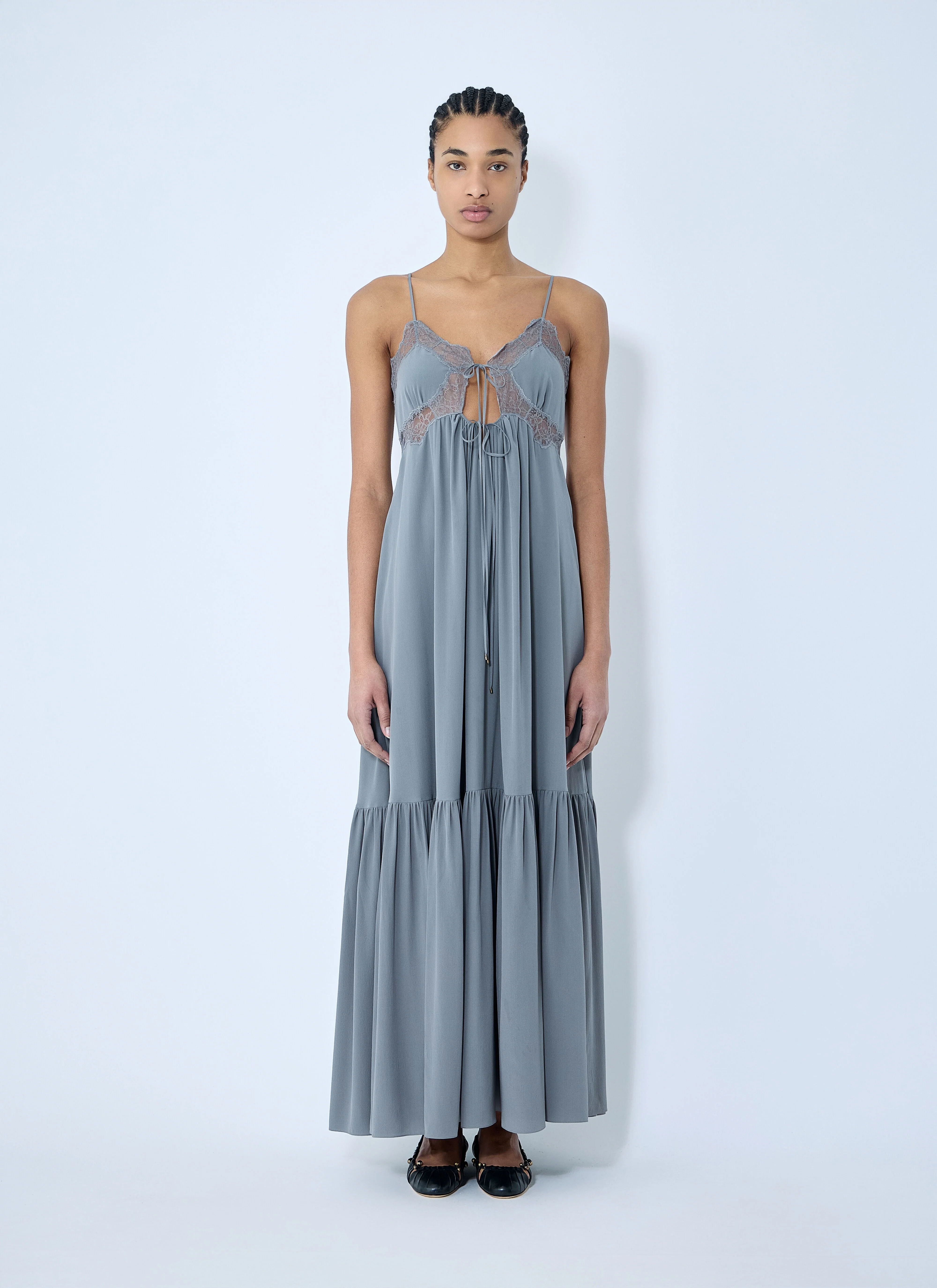 Maxi Silk Dress - 1