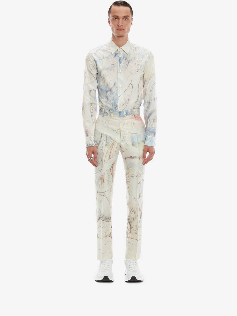 William Blake Dante Print Shirt in Multicolor - 2