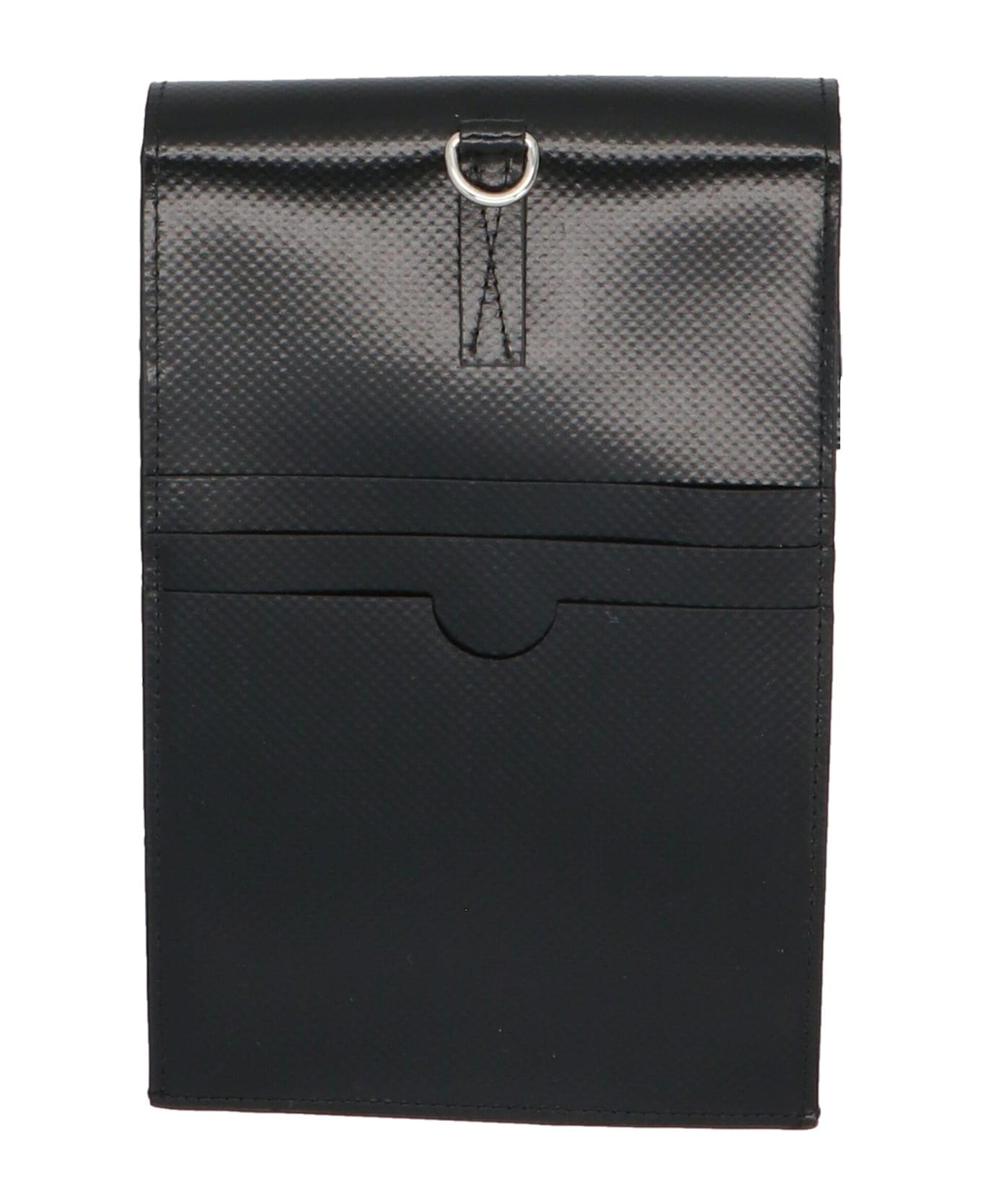 Logo Printed Foldover Top Cardholder - 2