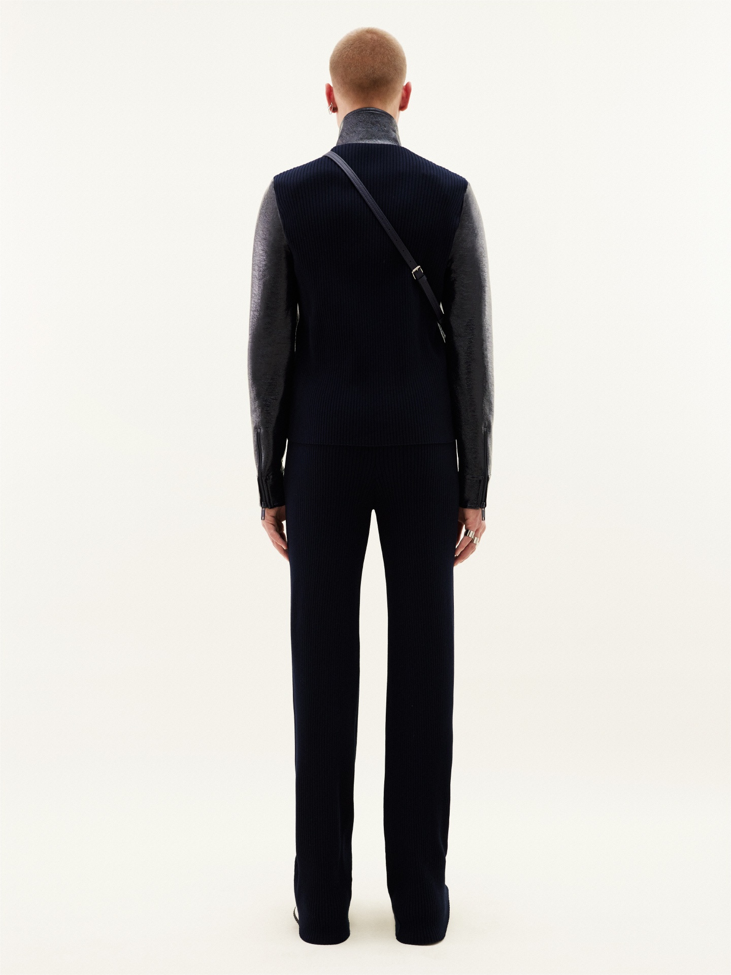 BI-MATERIAL JACKET - 4
