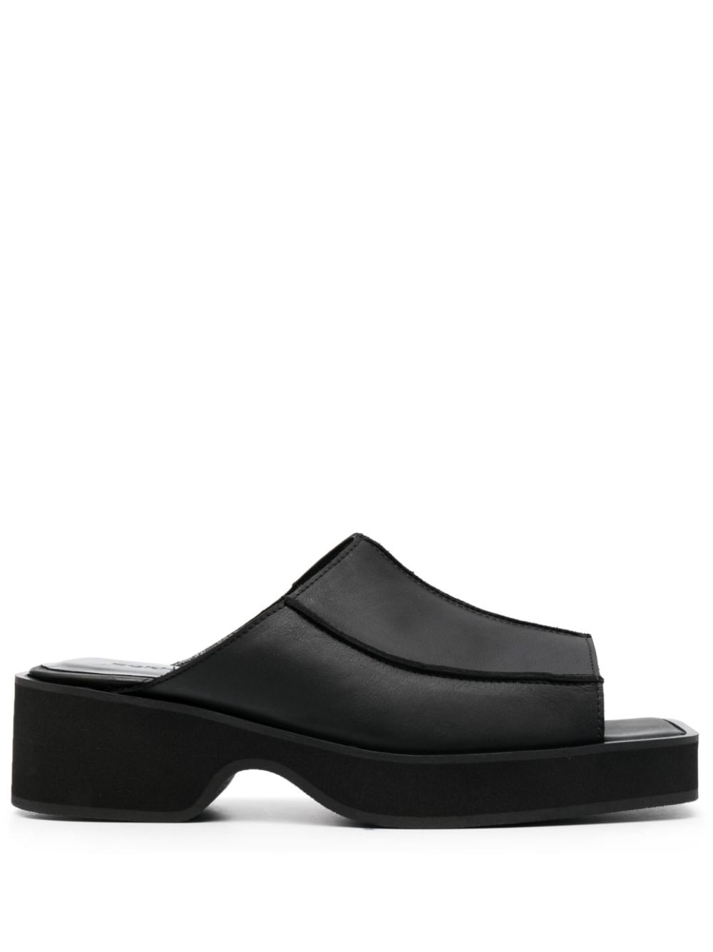 Frame 55mm slip-on leather sandals - 1