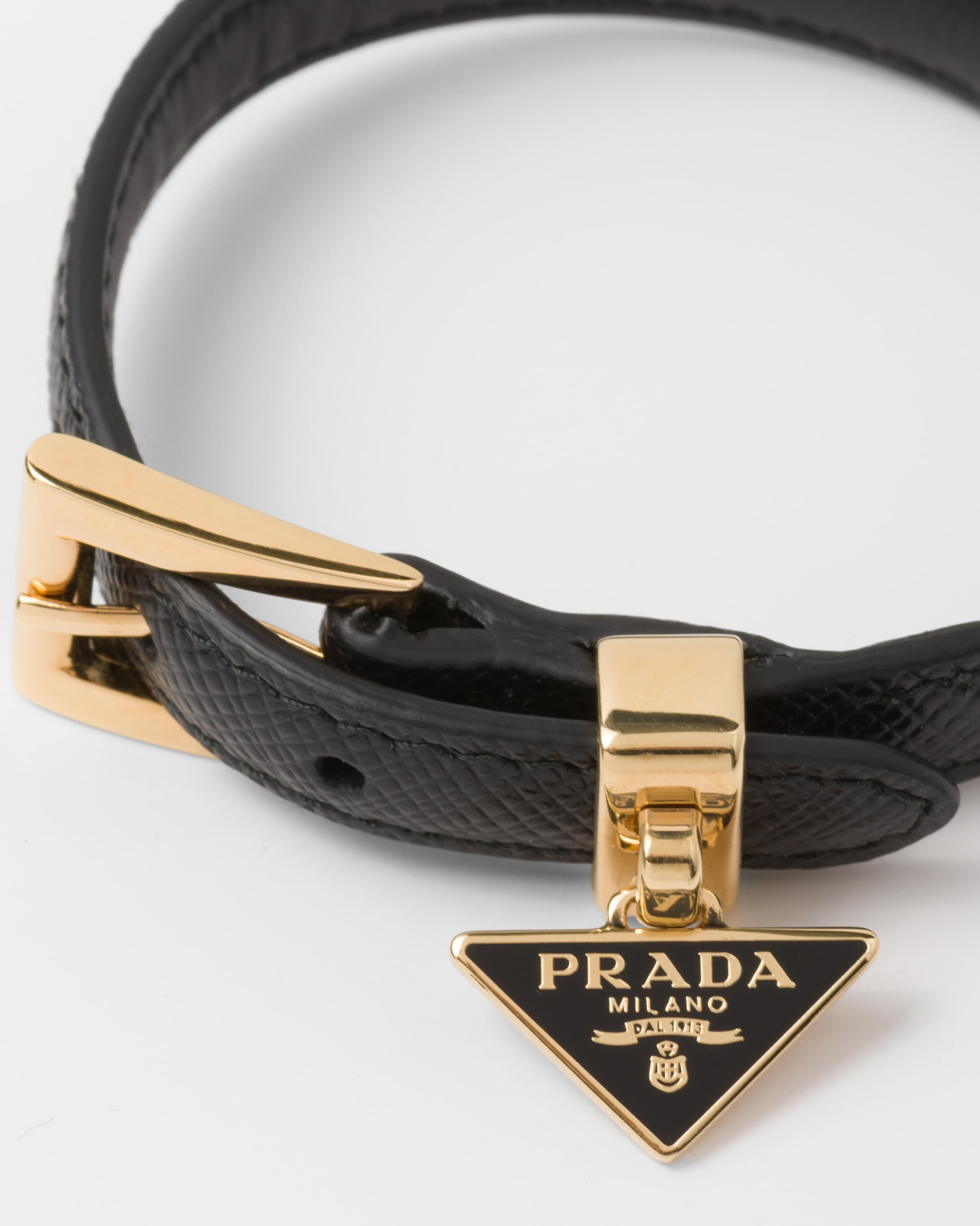 Saffiano leather bracelet - 3
