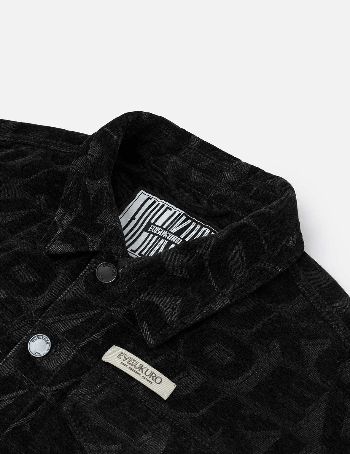 Allover EVISUKURO Jacquard Regular Fit Work Jacket - 10