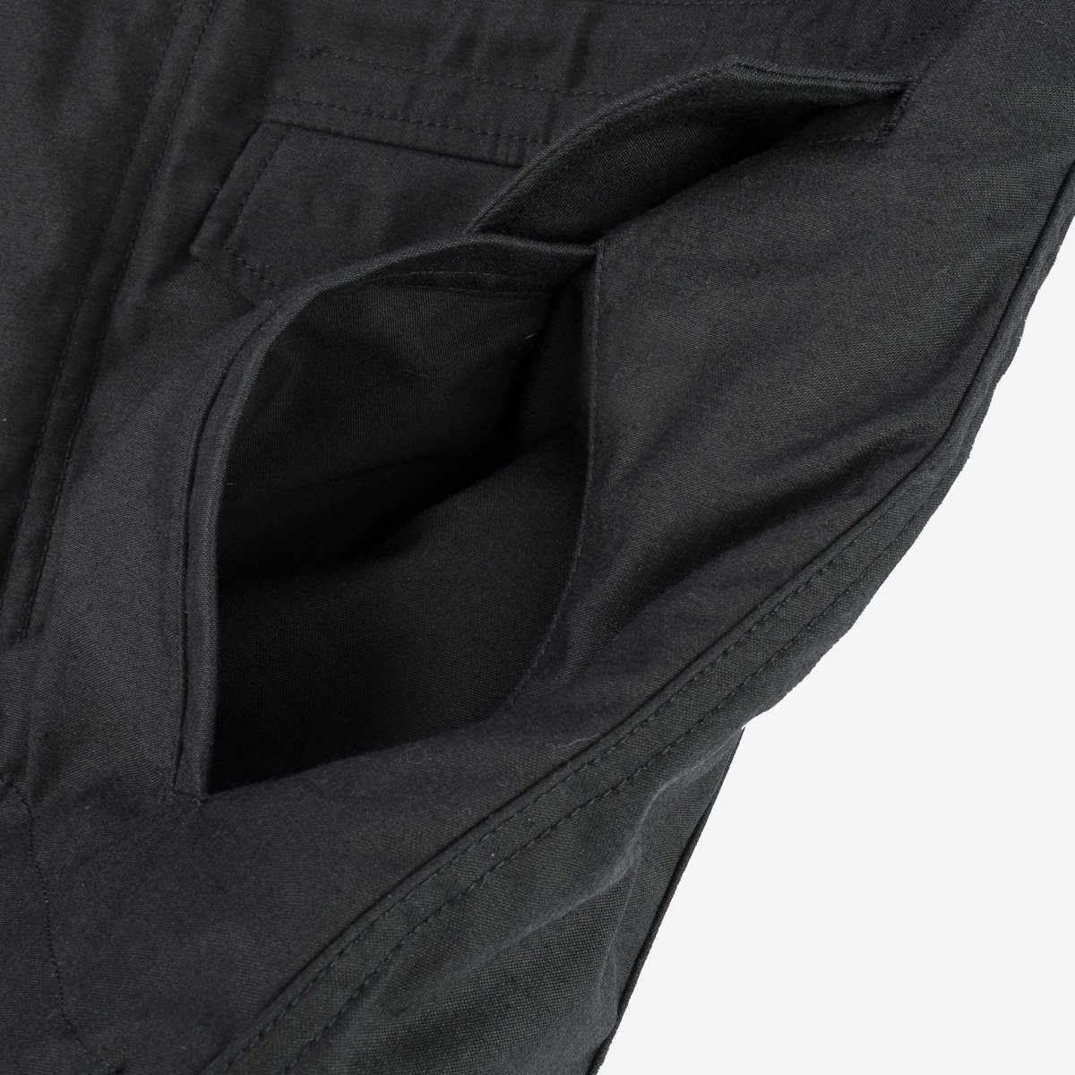 IHM-41-BLK Quilt Lining M65 Field Jacket - Black - 24