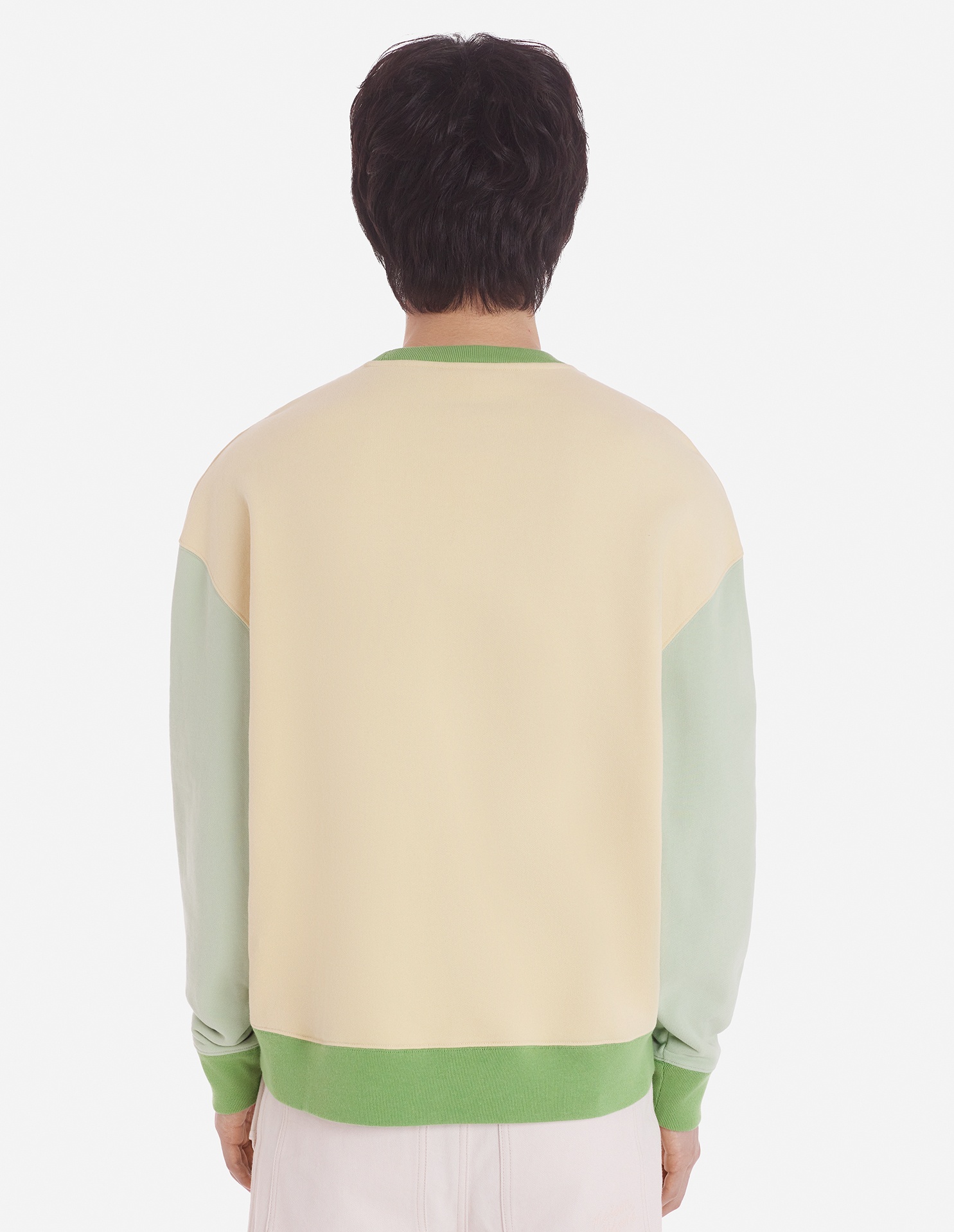 CAFE KITSUNE COLORBLOCK RELAX SWEATSHIRT - 8