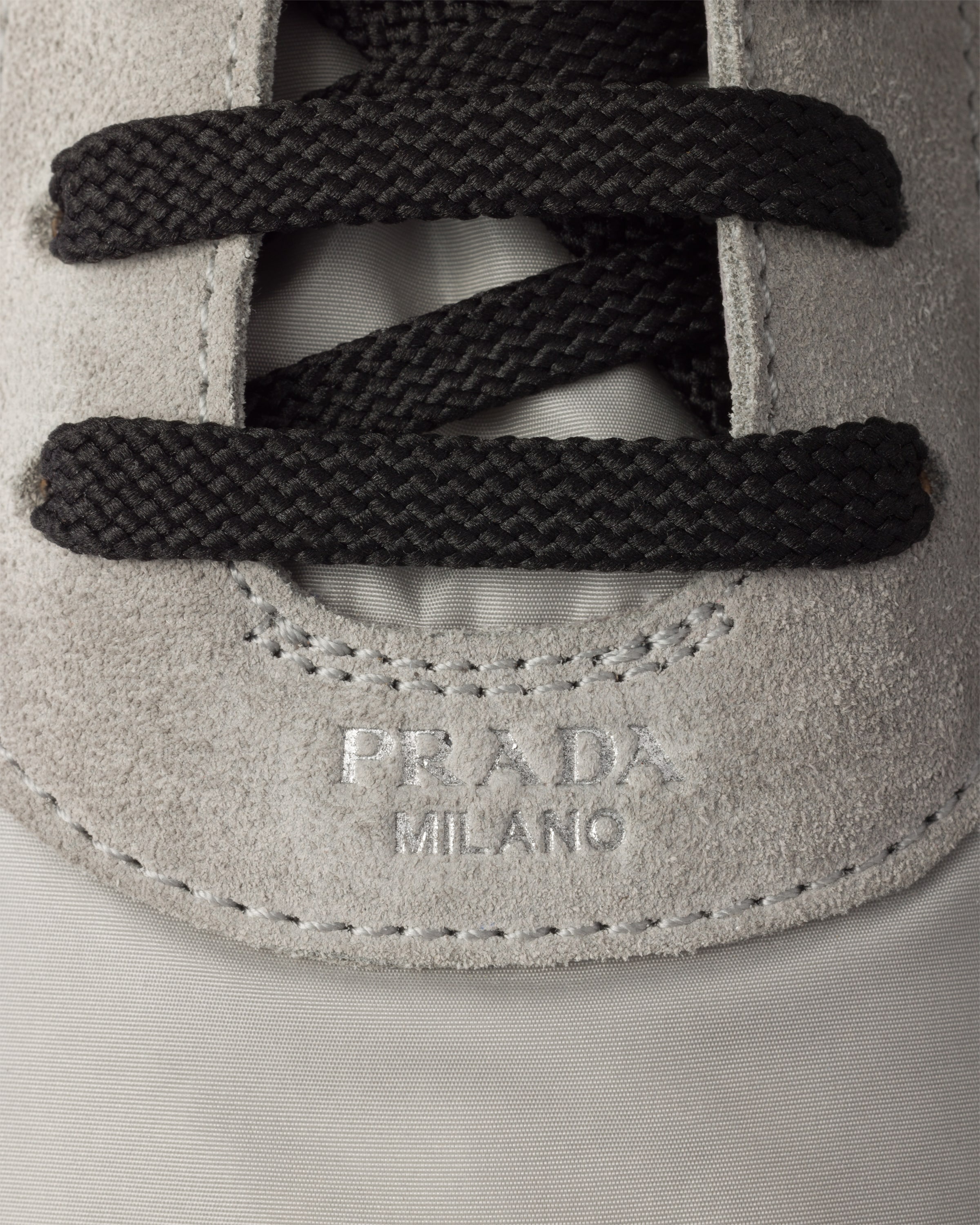 Collapse Re-Nylon and suede elasticized sneakers - 6