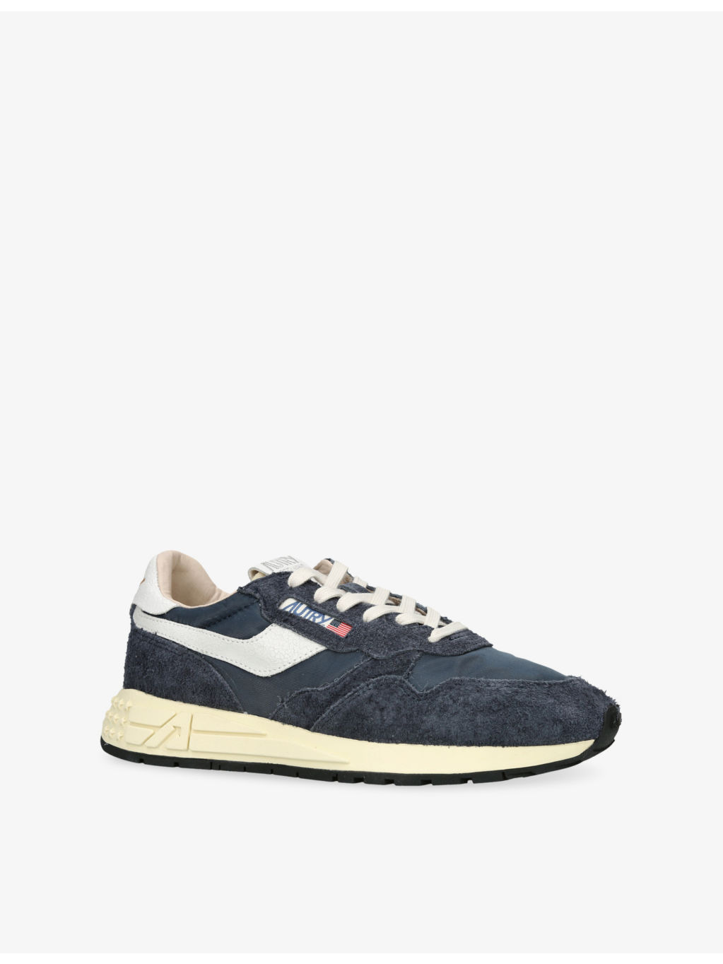 Reelwind Low Runner Leather And Nylon Trainers - 3