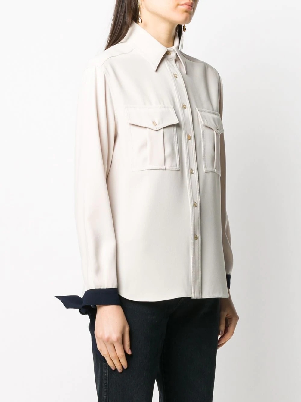 crepe shirt - 3