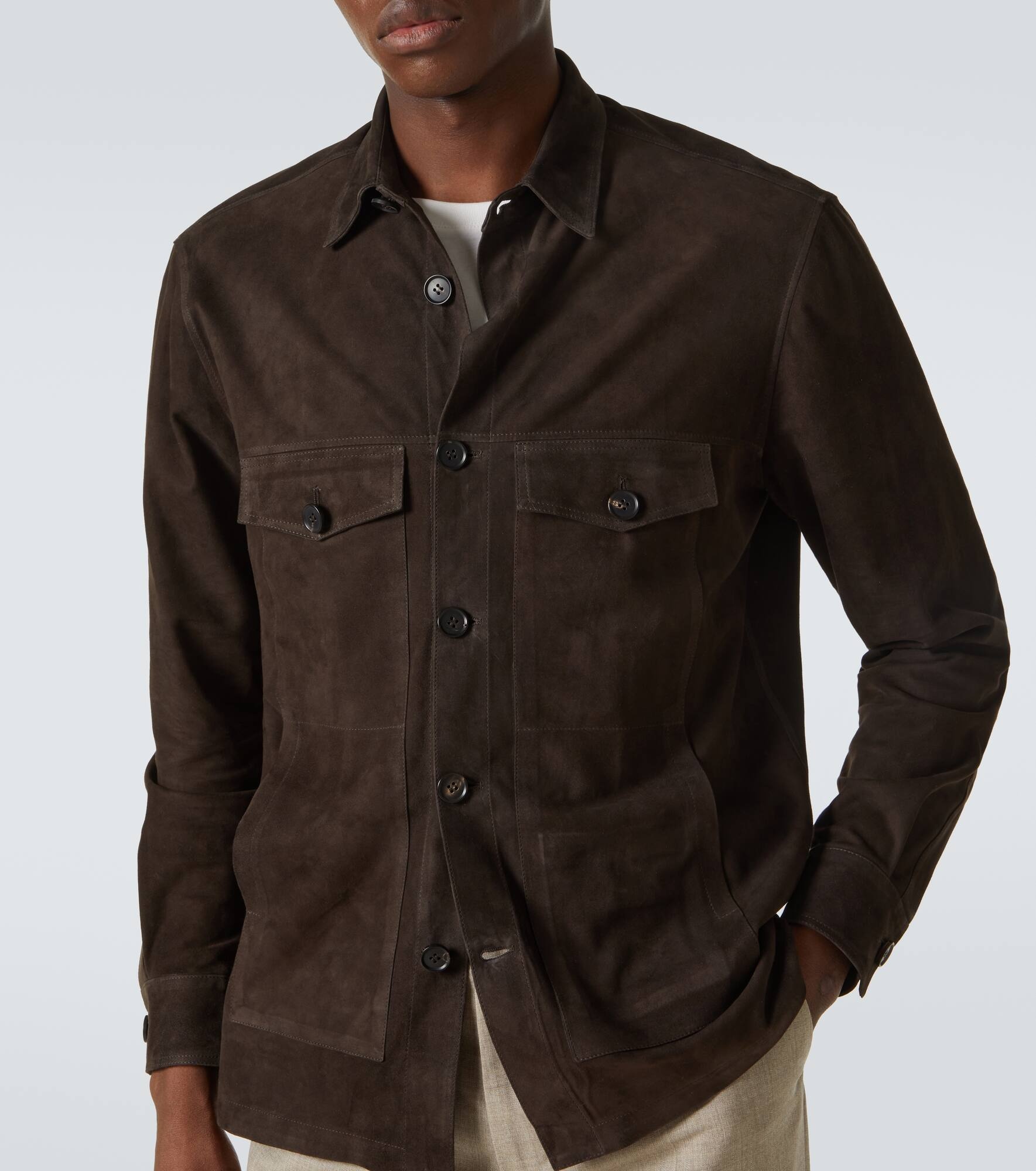 Suede field jacket - 5