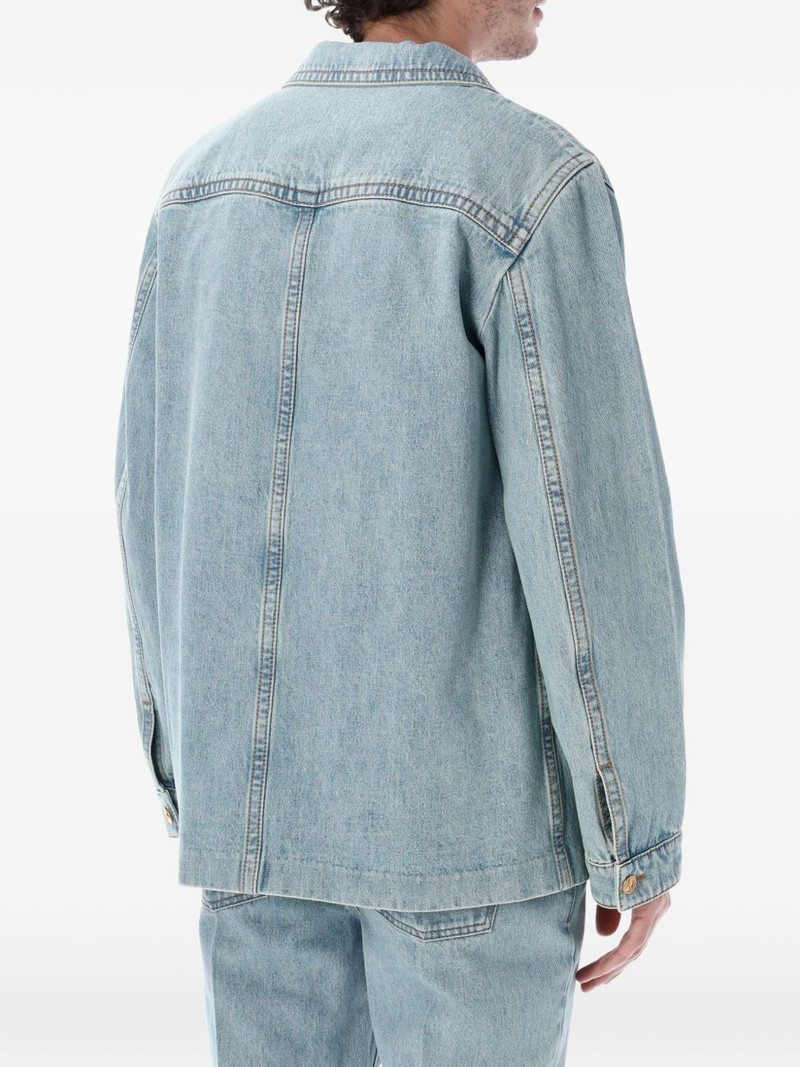 Valentino flap-pocket denim jacket outlook
