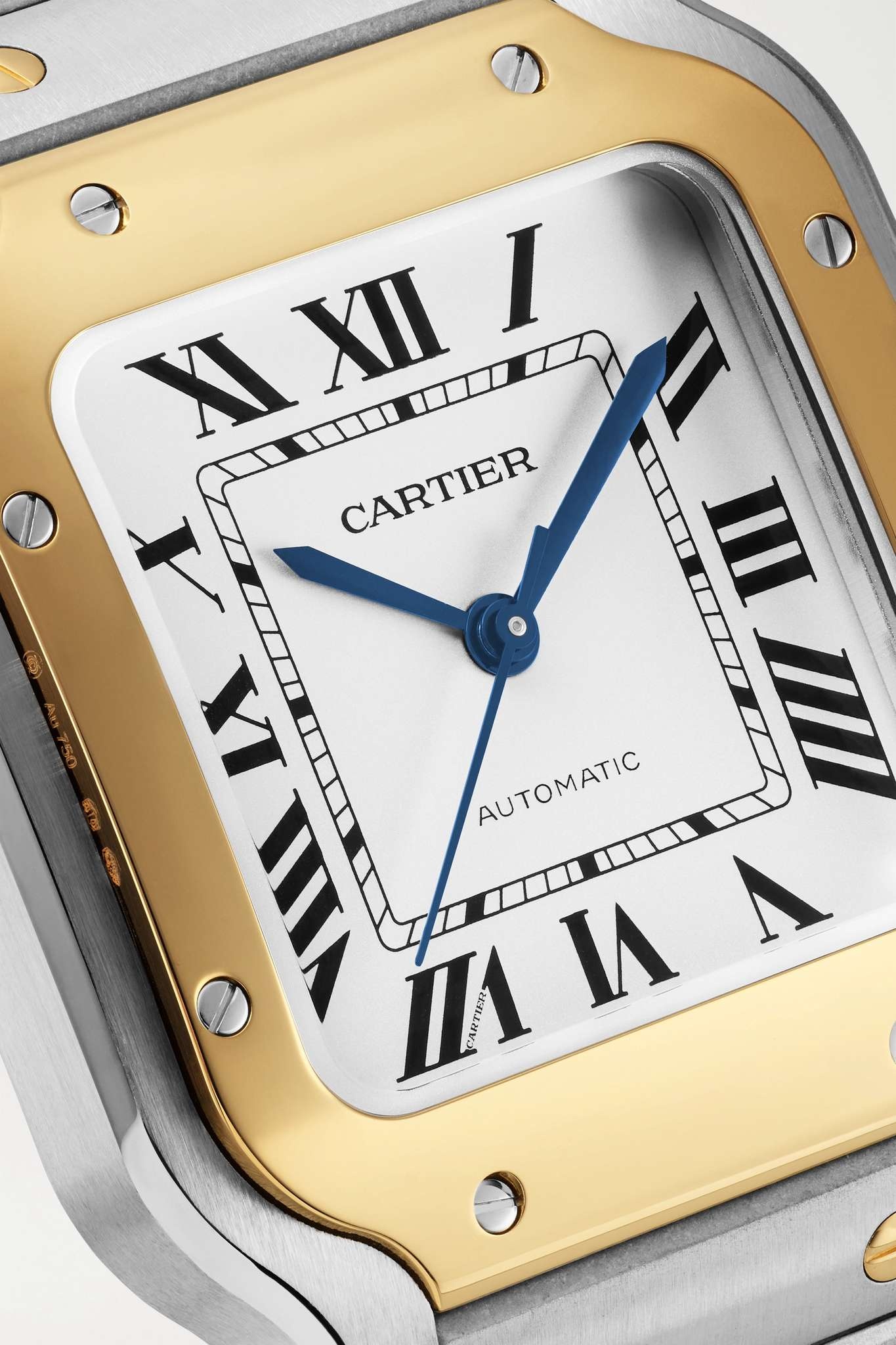 Santos de Cartier Automatic 35mm medium stainless steel and 18-karat gold watch - 5