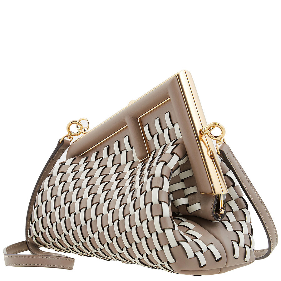 Fendi Hand Woven Leather Bag - 3