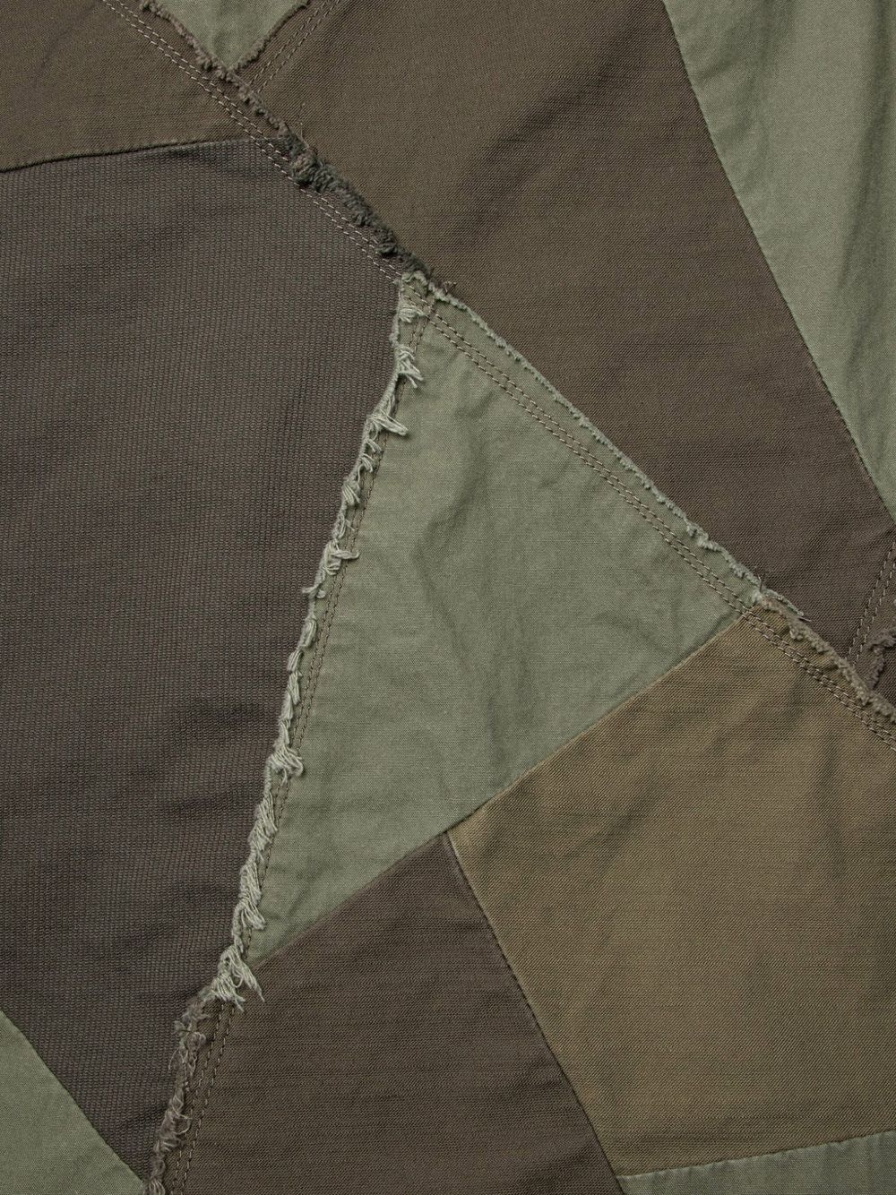 patchwork shirt - 6
