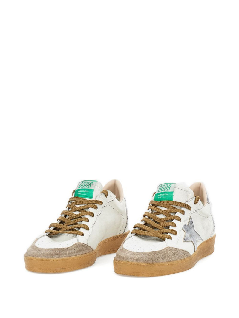 Golden Goose star-applique leather sneakers outlook