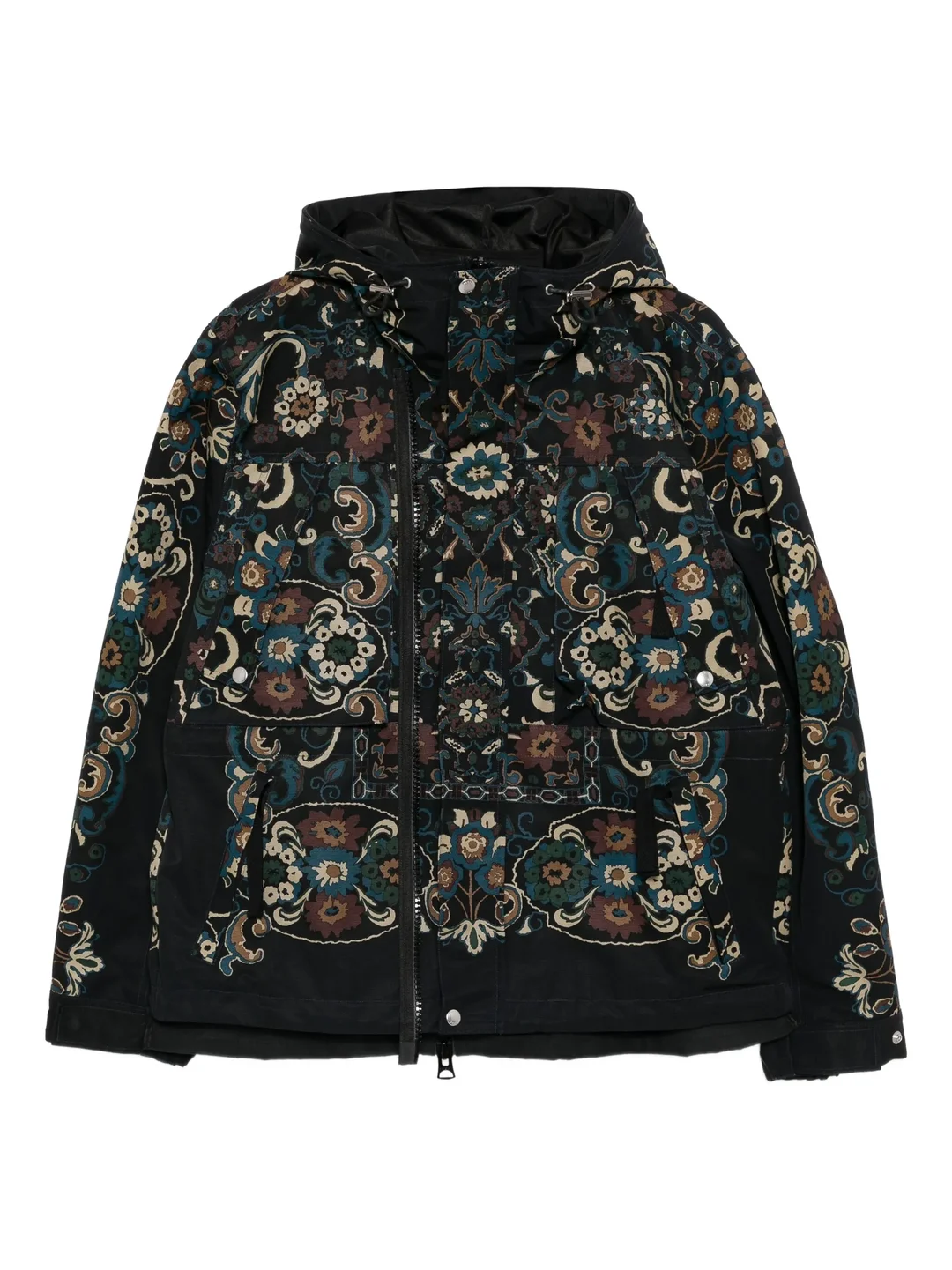 Floral Print Grosgrain Blouson - 1