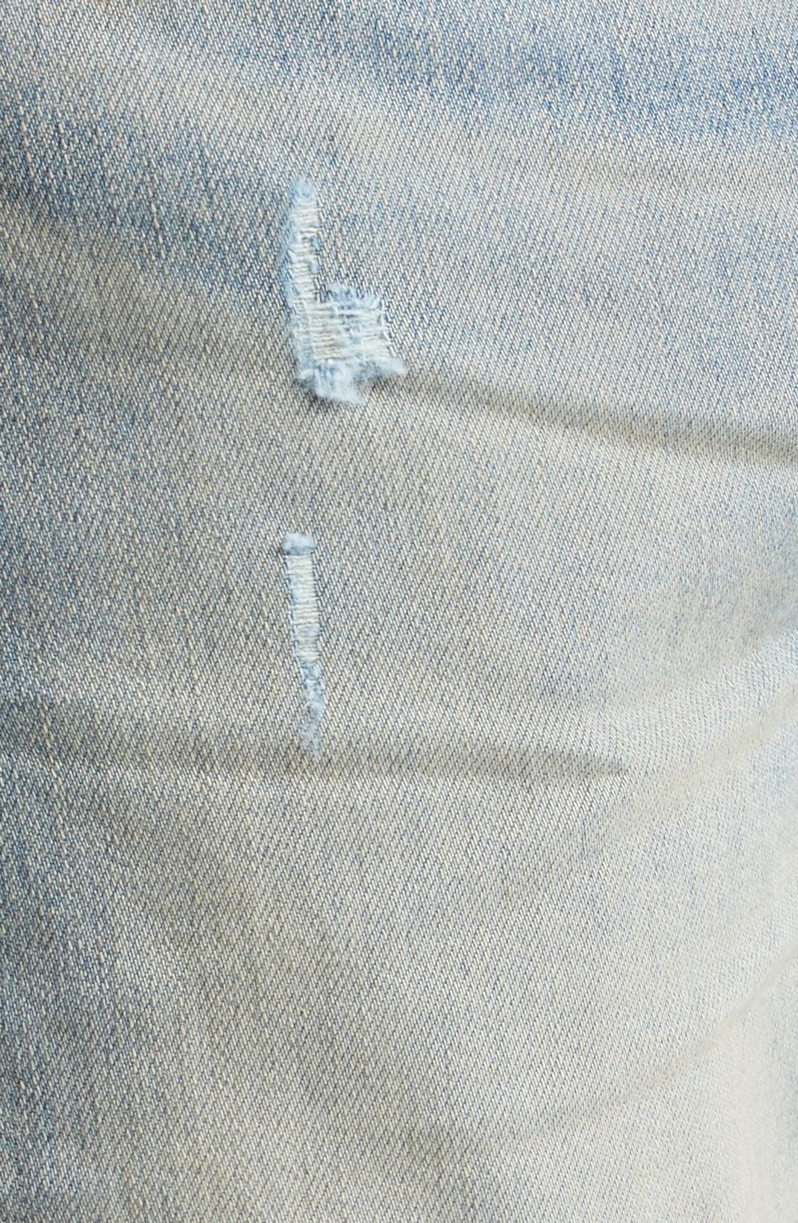 AMIRI Stack Slim Fit Jeans in Antique Indigo at Nordstrom - 7