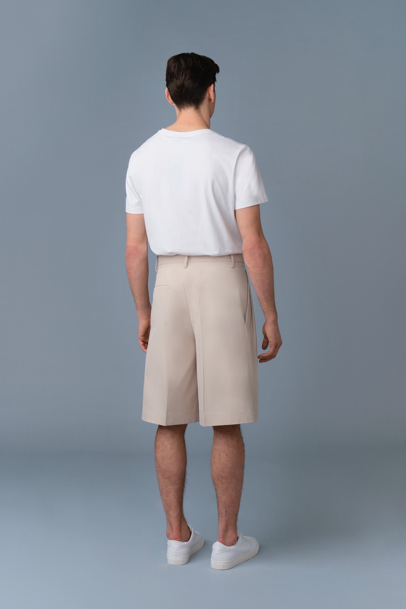 DELMAR Pleated Cotton-Blend Twilll Shorts - 4